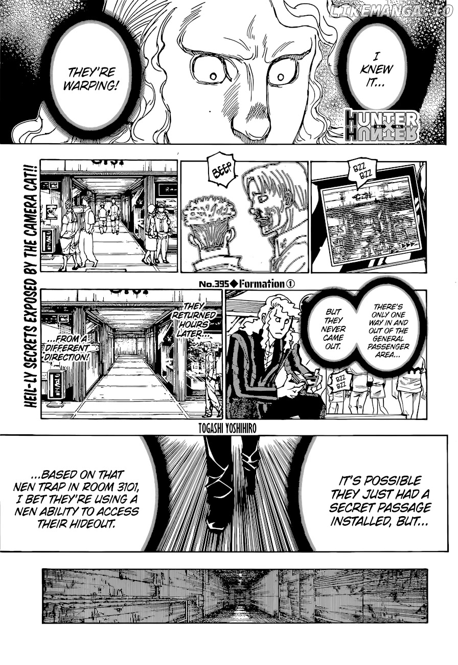 Hunter x Hunter, Chapter 395 image 01